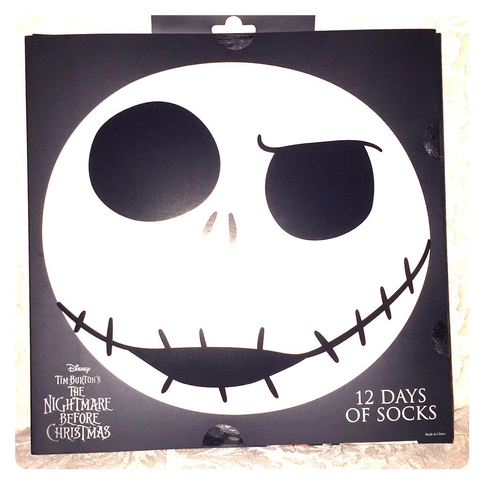 The nightmare before Christmas 12 days of socks